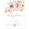 Boho Floral Baby Shower Invitation | www.foreveryourprints.com