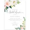 Floral Bridal Shower Invitation | www.foreveryourprints.com