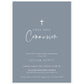 Minimalist First Holy Communion Invitation | www.foreveryourprints.com