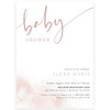 Blush Baby Shower Invitation | www.foreveryourprints.com