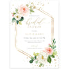 Floral Bridal Shower Invitation | www.foreveryourprints.com