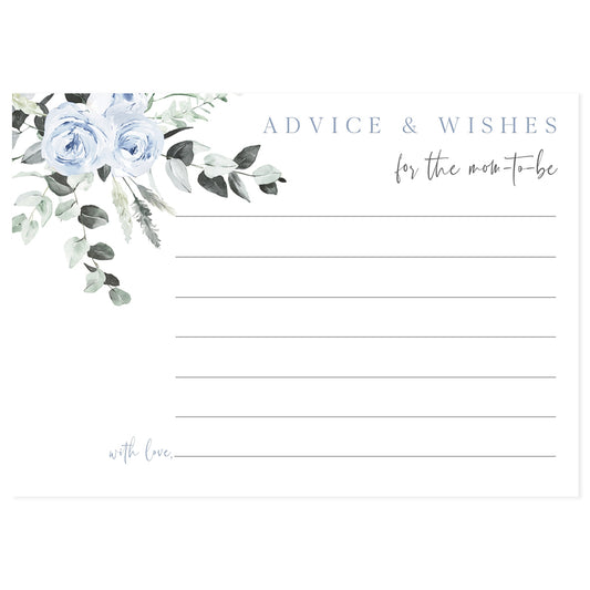Floral Advice for Baby Card | www.foreveryourprints.com