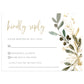 Eucalyptus Wedding RSVP Reply Card | www.foreveryourprints.com