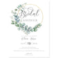 Eucalyptus Bridal Shower Invitation | www.foreveryourprints.com