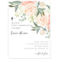 Floral First Communion Invitation | www.foreveryourprints.com