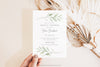 Greenery Garden Bridal Shower Invitation | www.foreveryourprints.com