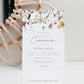 Wildflower First Holy Communion Invitation | www.foreveryourprints.com