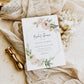 Blush Floral Bridal Shower Invitation | www.foreveryourprints.com
