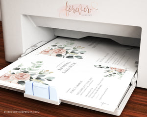 Floral Bridal Shower Invitation