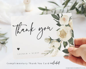 Complimentary Thank You Card | www.foreveryourprints.com