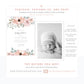 Floral Girl Baby Shower Invitation | www.foreveryourprints.com