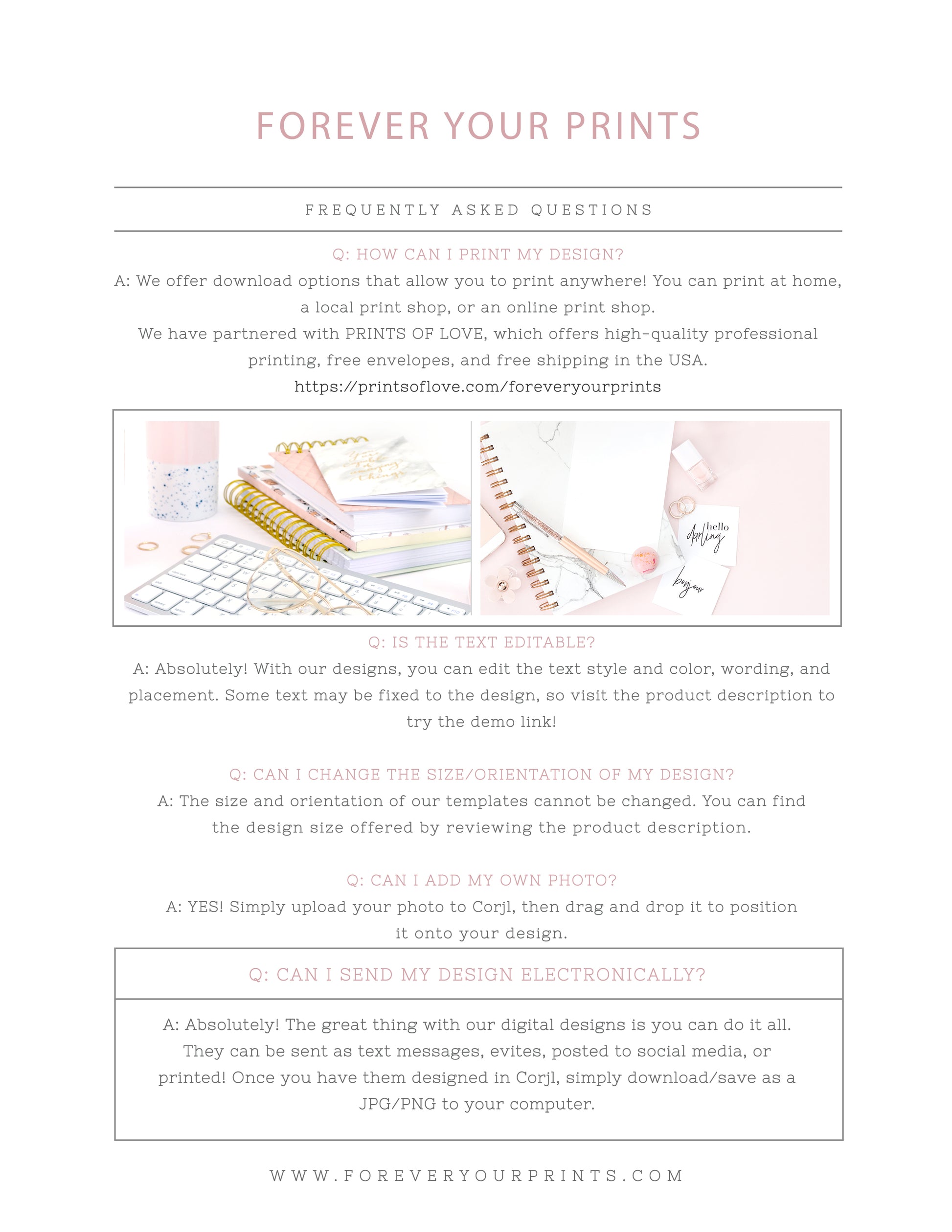 Editable Shower Templates | www.foreveryourprints.com