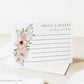 Floral Advice for Baby Card | www.foreveryourprints.com