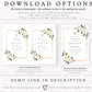 Classic Floral Baptism Invitation | www.foreveryourprints.com