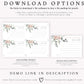 Floral Advice for Baby Card | www.foreveryourprints.com