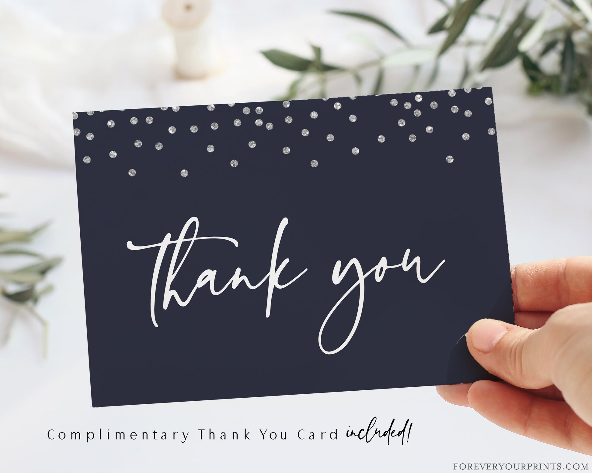 Complimentary Thank You Card | www.foreveryourprints.com